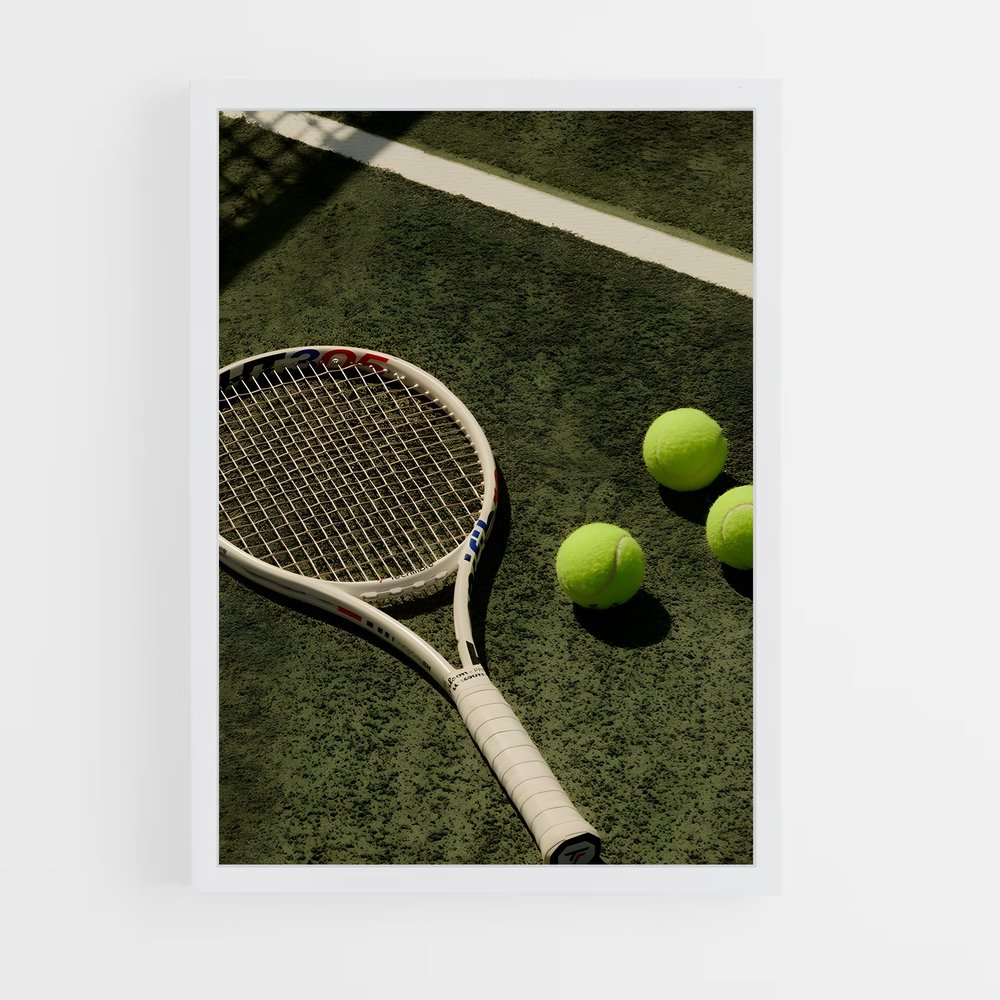 Poster Ace de Wimbledon – affiche Tennis (vue 3)
